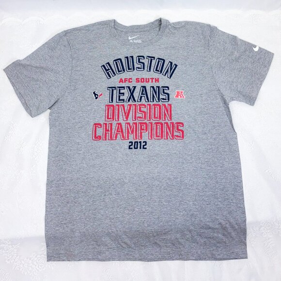 NIKE Football AFC South Houston Texans Division Champions 2012 Shirt - Picture 2 of 7